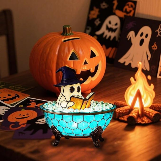✨ Ghostly Glow Bubble Lamp – Fun & Creepy Halloween Decoration
