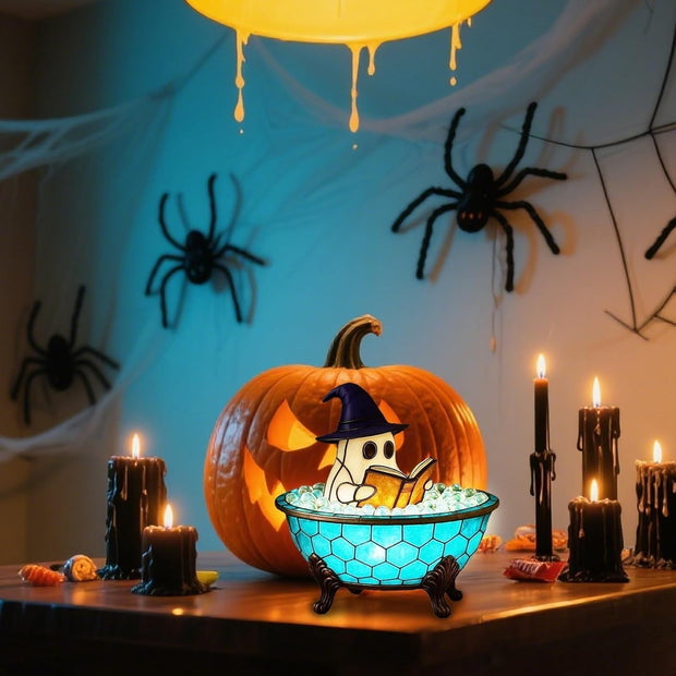 ✨ Ghostly Glow Bubble Lamp – Fun & Creepy Halloween Decoration
