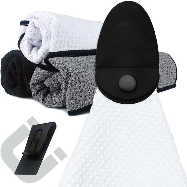 Magnetic Sports Towel – Quick Dry & Portable with Storage
