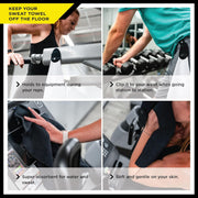 Magnetic Sports Towel – Quick Dry & Portable with Storage