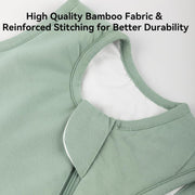 Baby Bamboo Fiber Sleeping Bag  | 1.0 TOG Wearable Blanket with Dual Zippers