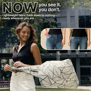 Ultra-Light Standard Tote Bag – Foldable, Durable & Reusable Shopping Bag(2 Pack)