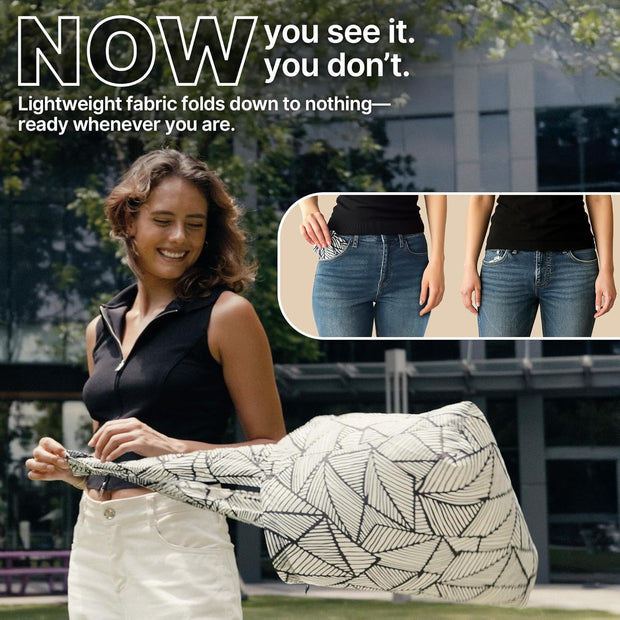 Ultra-Light Standard Tote Bag – Foldable, Durable & Reusable Shopping Bag(2 Pack)