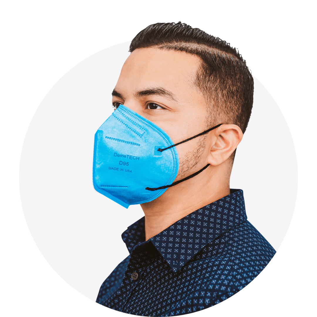 D95, Particulate Respirator, Fold Style with Earloops, (Box of 20)