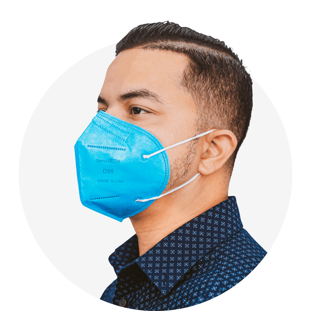 D95, Particulate Respirator, Fold Style with Earloops, (Box of 20)