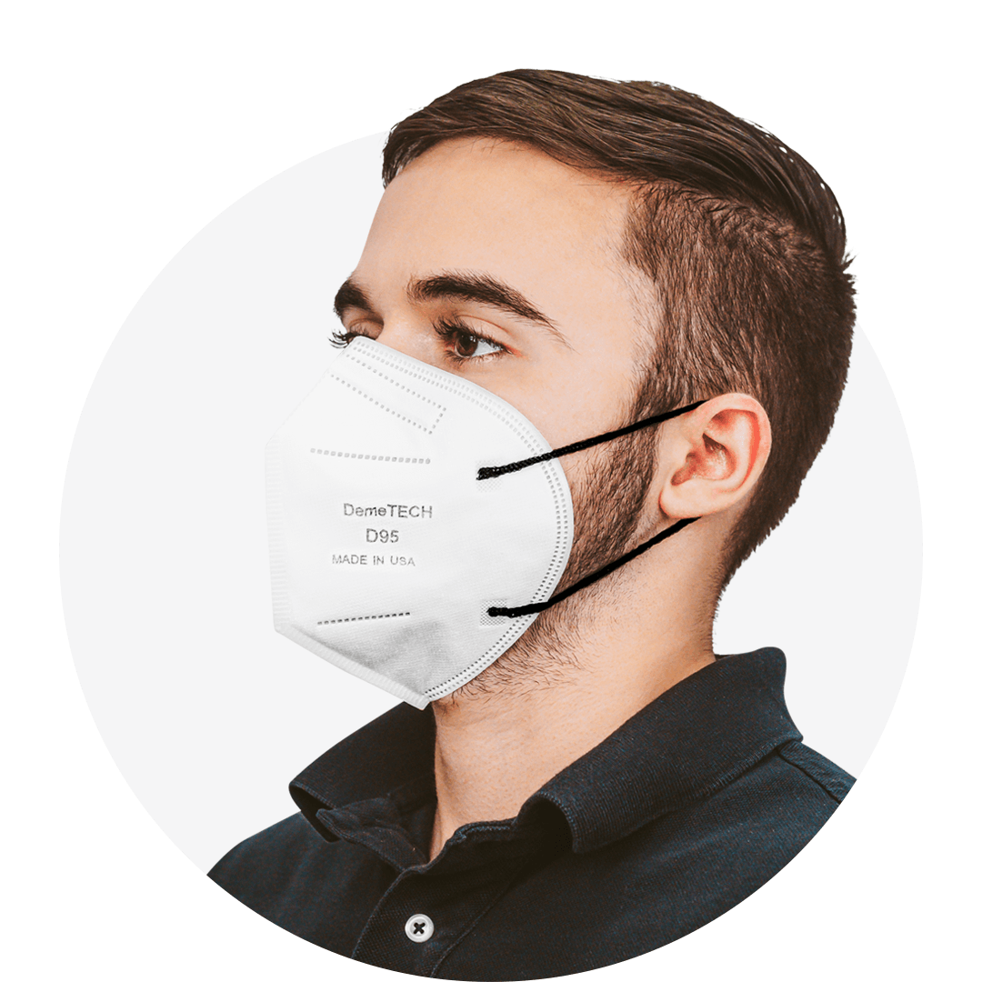 D95, Particulate Respirator, Fold Style with Earloops, (Box of 20)