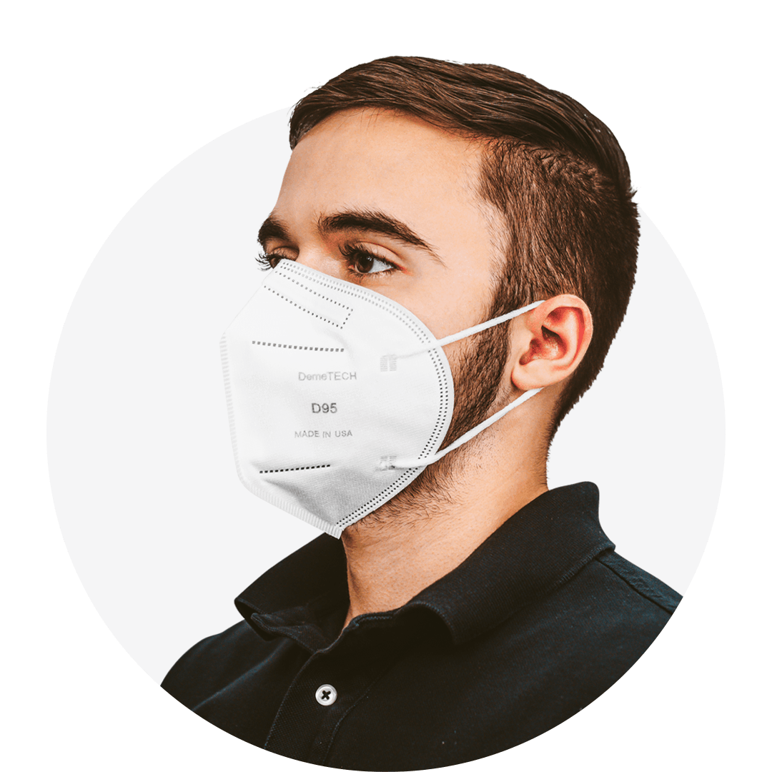 D95, Particulate Respirator, Fold Style with Earloops, (Box of 20)