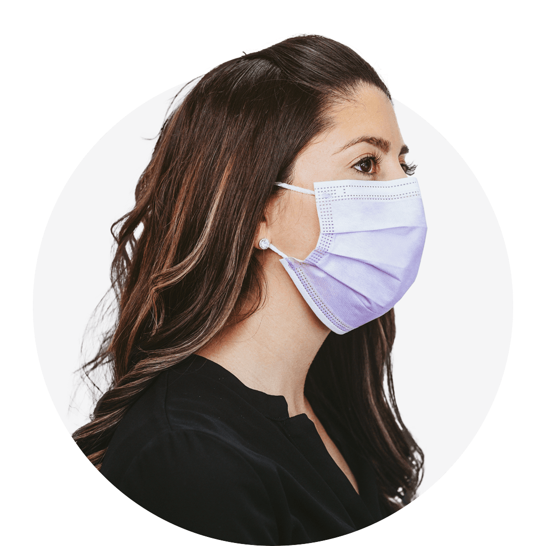 Disposable Mask ASTM Level 3 (Box of 50), Size: Regular