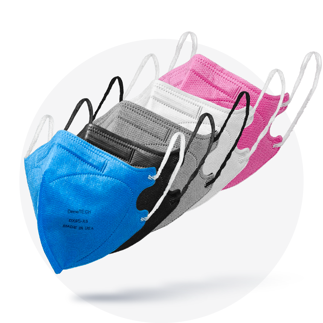 Kids Extra Small Particulate Respirator Fold Style With Earloops  (Box of 20)