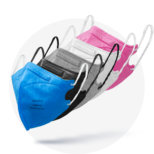 Kids Extra Small Particulate Respirator Fold Style With Earloops  (Case of 720)