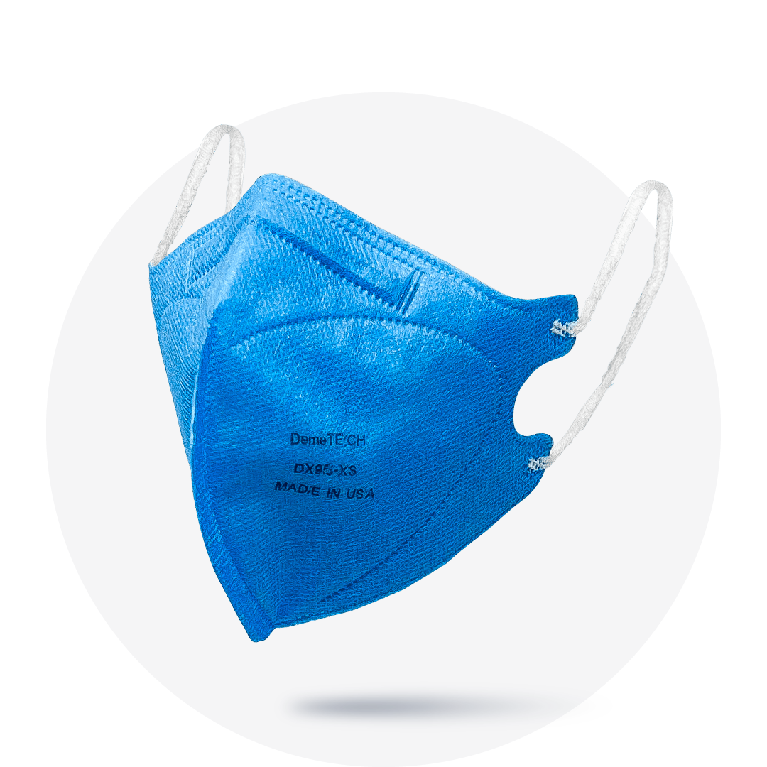 Kids Extra Small Particulate Respirator Fold Style With Earloops  (Box of 20)