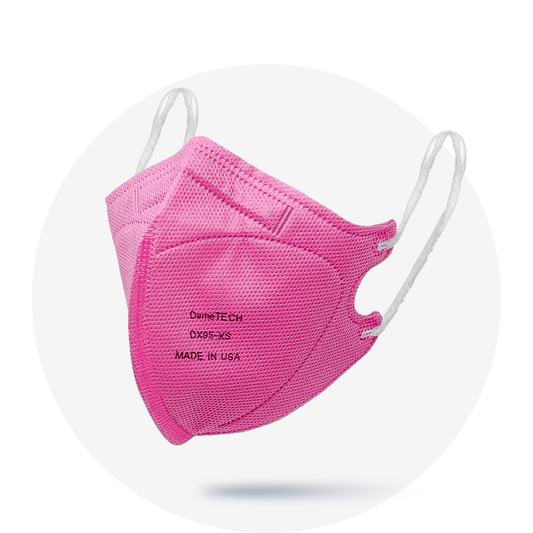 Kids Extra Small Particulate Respirator Fold Style With Earloops  (Box of 20)